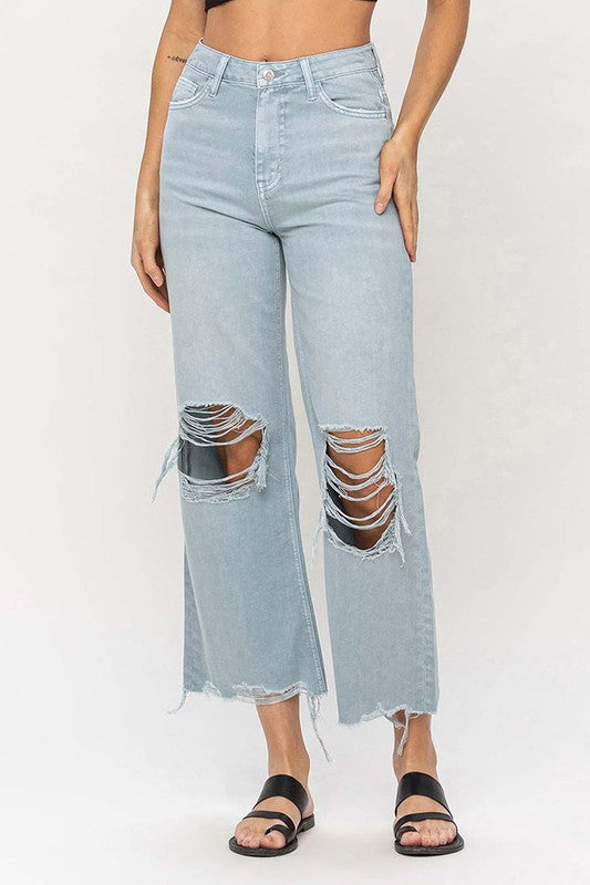 Jillian 90's Vintage Crop Flare Jeans