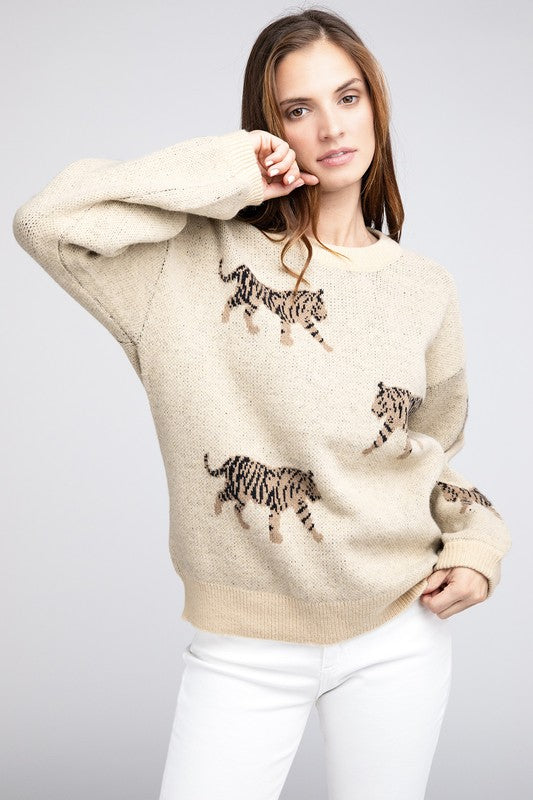 Easy Tiger Pattern Sweater