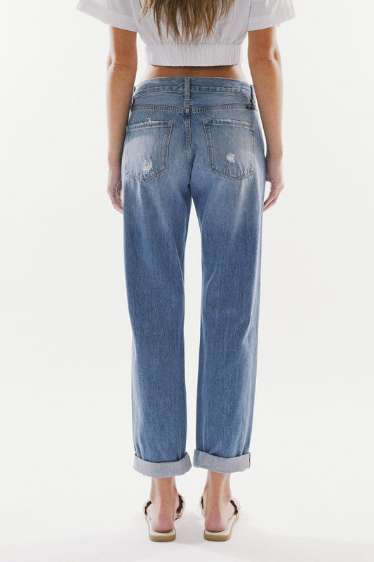 Trenton Distressed Straight Jeans