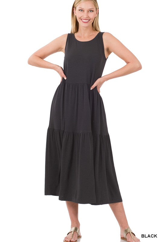 Cynthia Tiered Midi Dress