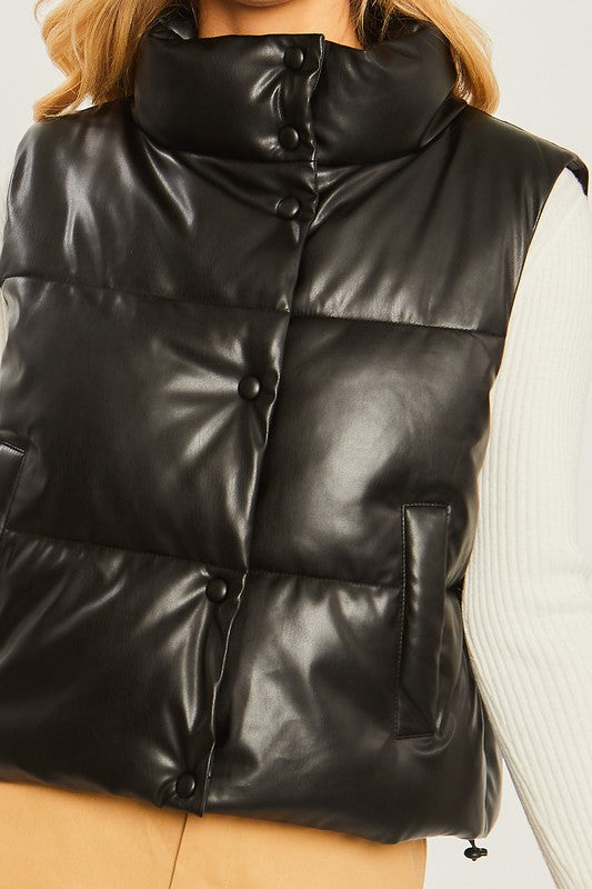 Talulah Vegan Leather Vest