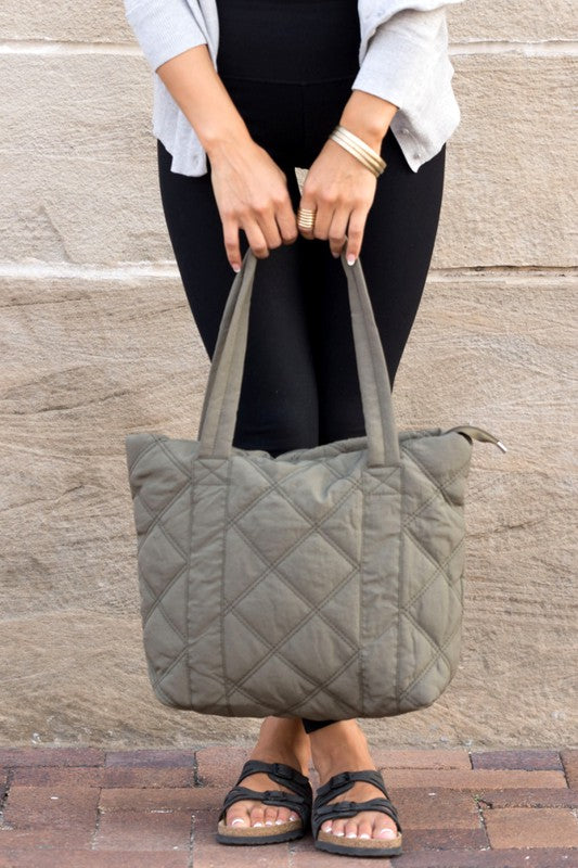 Tarron Quilted Tote