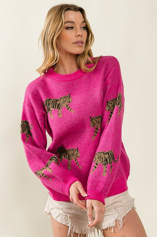 Easy Tiger Pattern Sweater