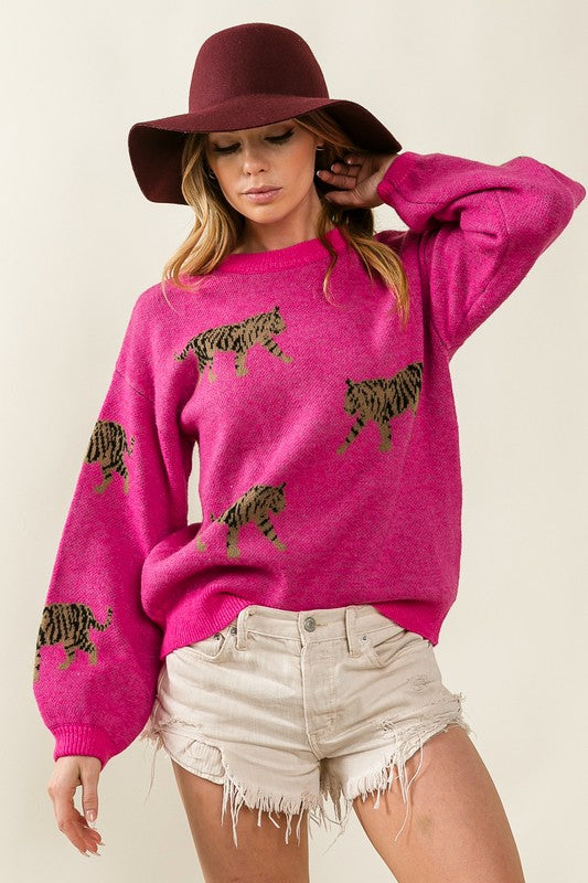 Easy Tiger Pattern Sweater