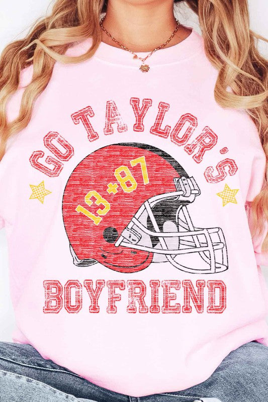 GO TAYLOR"S BOYFRIEND oversized sweatshirt