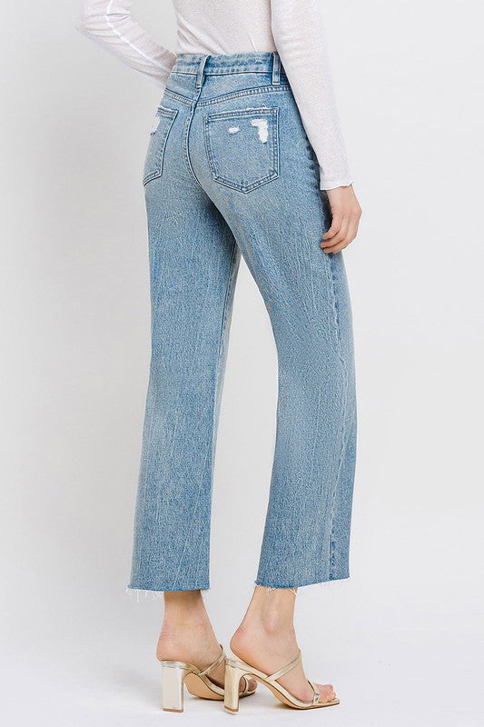 Asher Crop Wide Leg Jeans