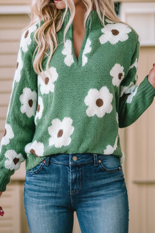 Fiona Floral Sweater