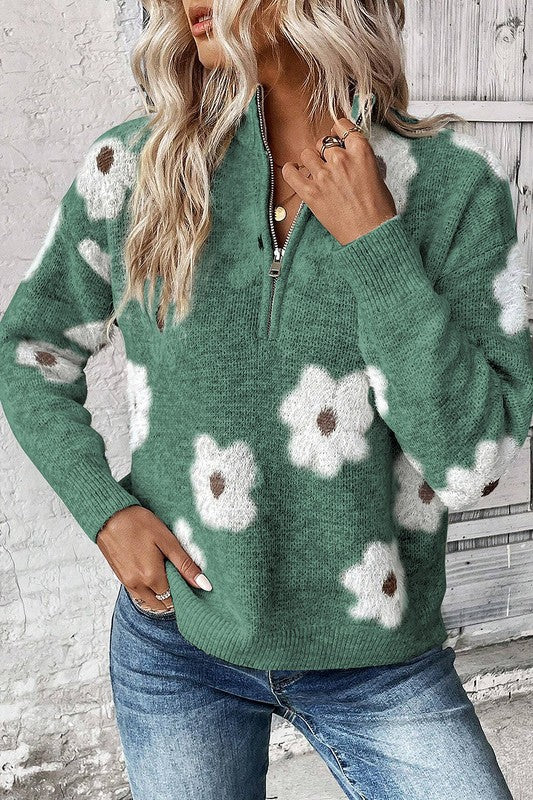 Fiona Floral Sweater