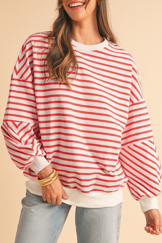 Kya Drop Shoulder Crew Neck Sweatshirt