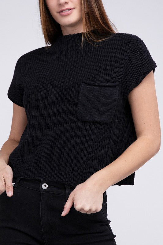 Mara Short Sleeve Cropped Sweater