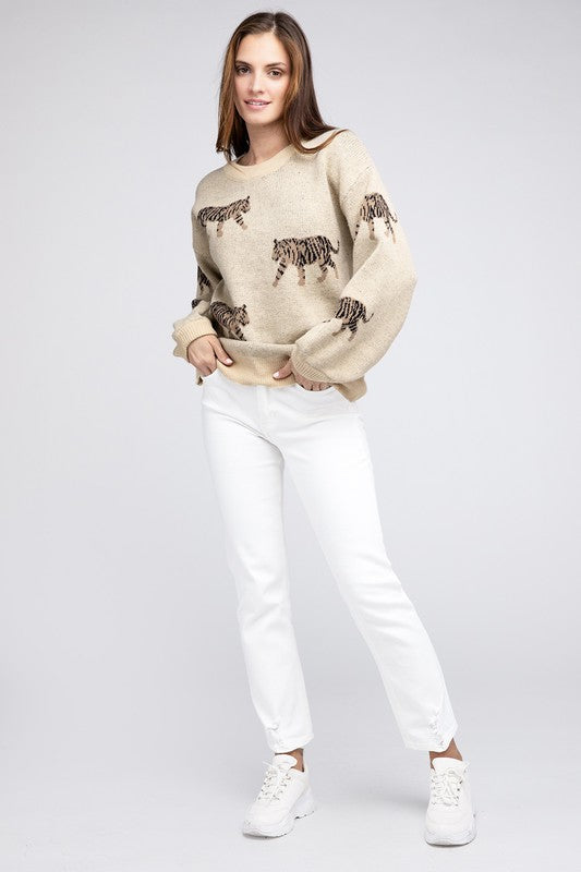 Easy Tiger Pattern Sweater