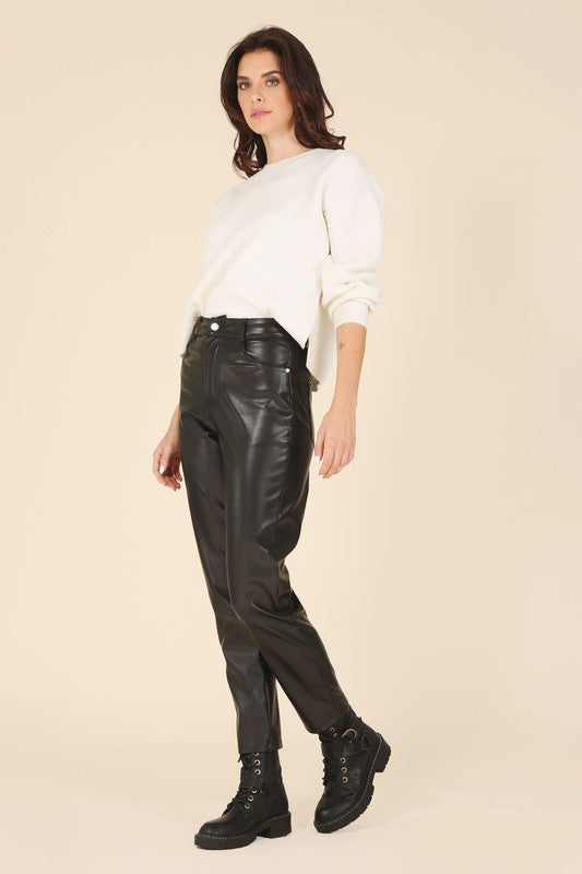 Gigi Vegan leather pants