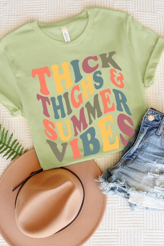 Thick Thighs & Summer Vibes tee